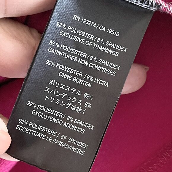 Orage Skiing Pink White Layering Top M Sweatshirt Long Sleeve Outdoors Fleece - Picture 10 of 12